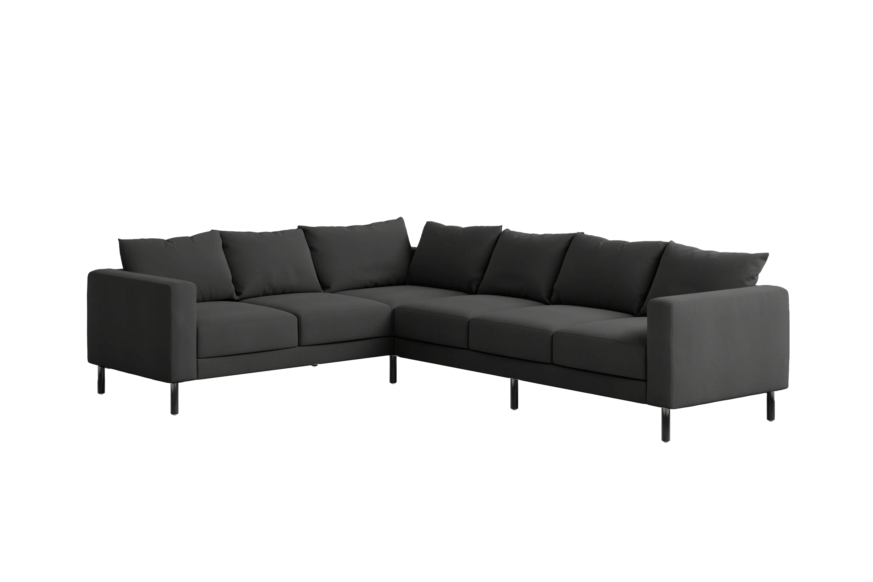 The Essential Corner Sectional (6 Seat) in Recycled Velvet