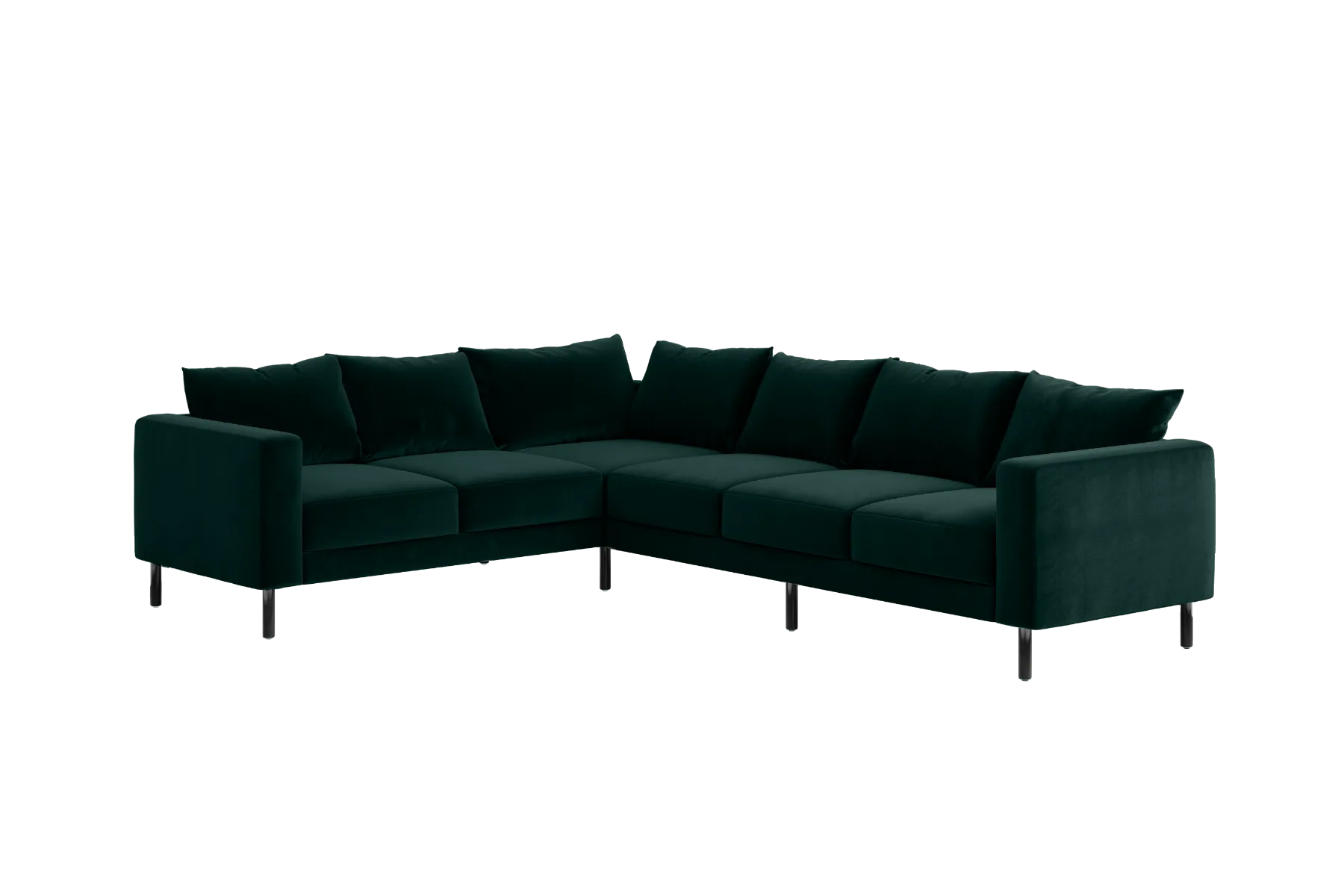 The Essential Corner Sectional (6 Seat) in Recycled Velvet
