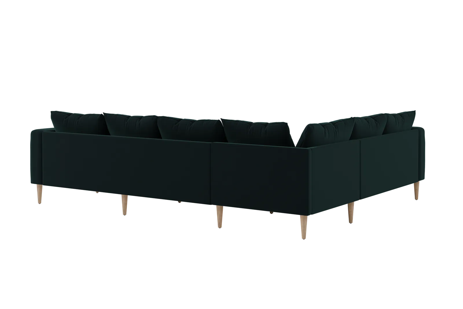 The Essential Corner Sectional (6 Seat) in Recycled Velvet