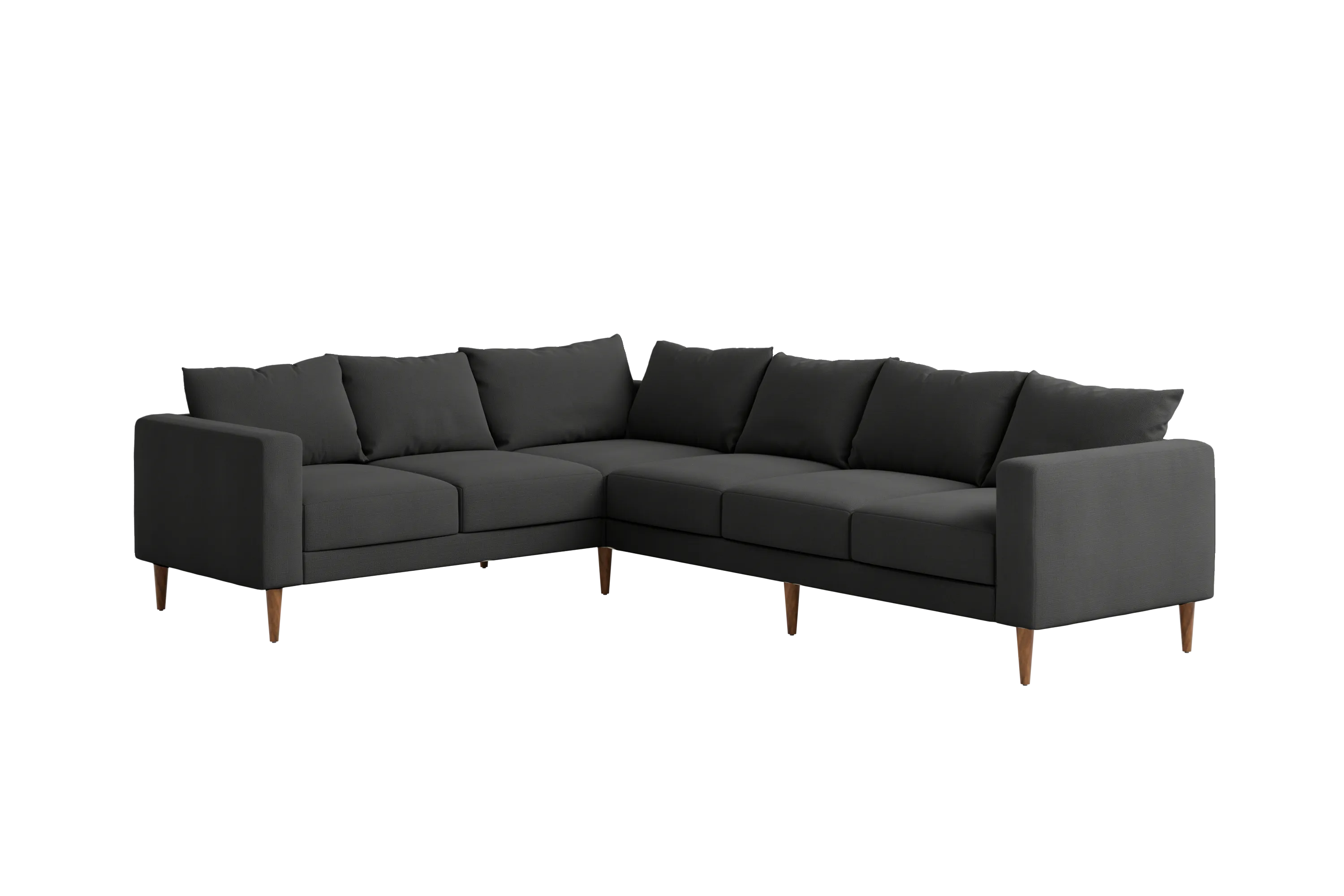 The Essential Corner Sectional (6 Seat) in Recycled Velvet