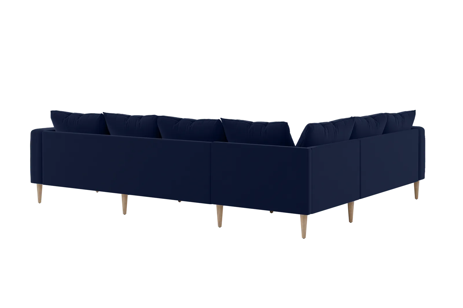 The Essential Corner Sectional (6 Seat) in Recycled Velvet