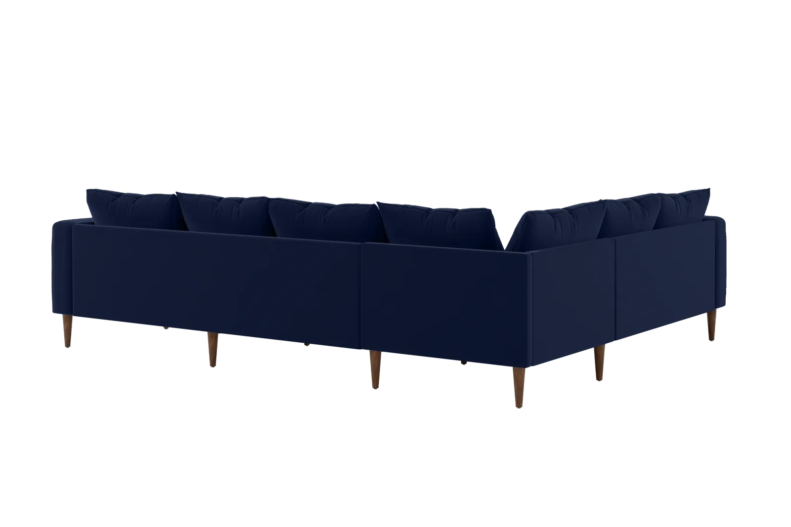 The Essential Corner Sectional (6 Seat) in Recycled Velvet