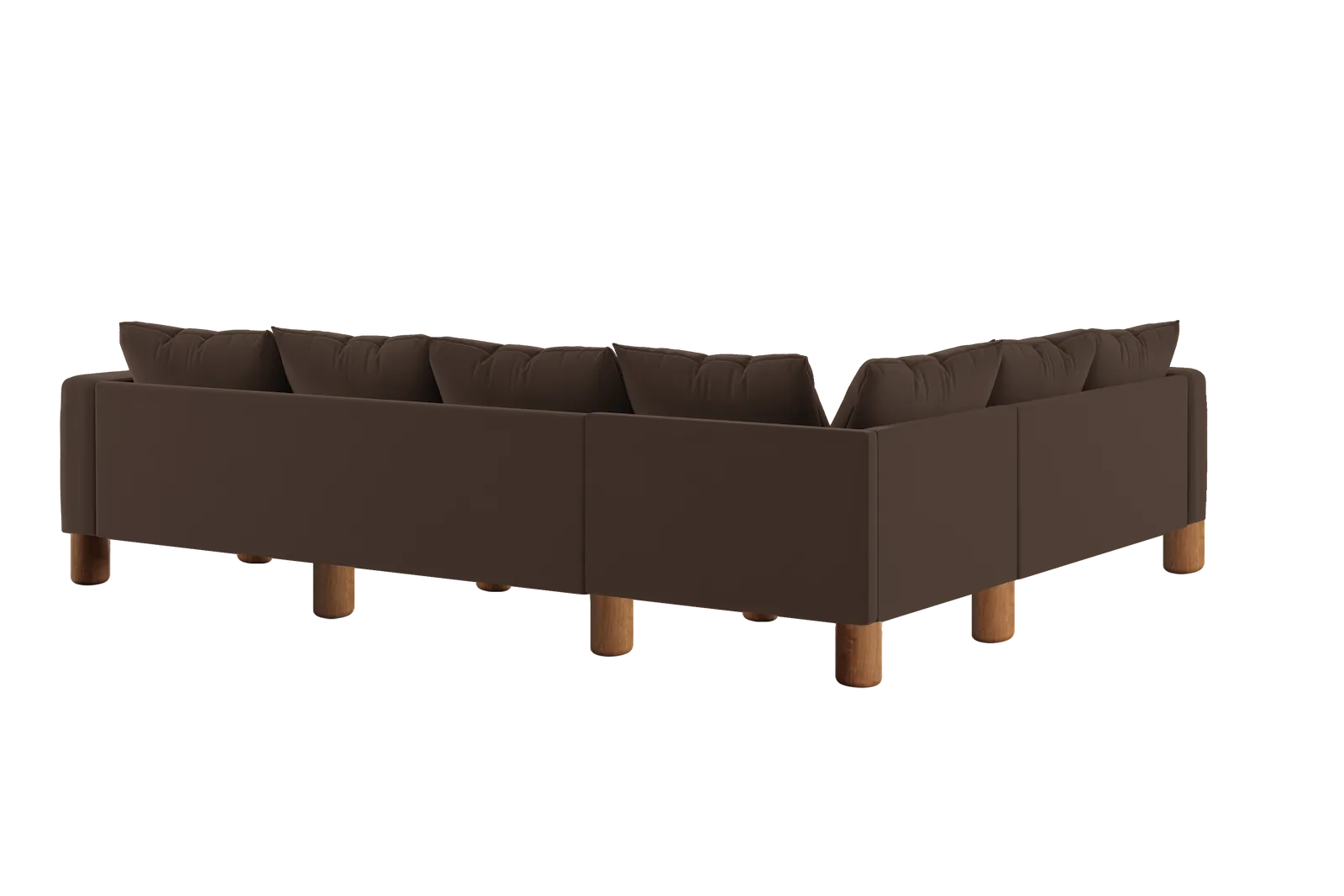 The Essential Corner Sectional (6 Seat) in Recycled Velvet