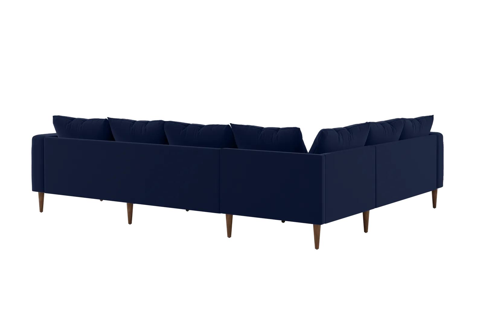 The Essential Corner Sectional (6 Seat) in Recycled Velvet