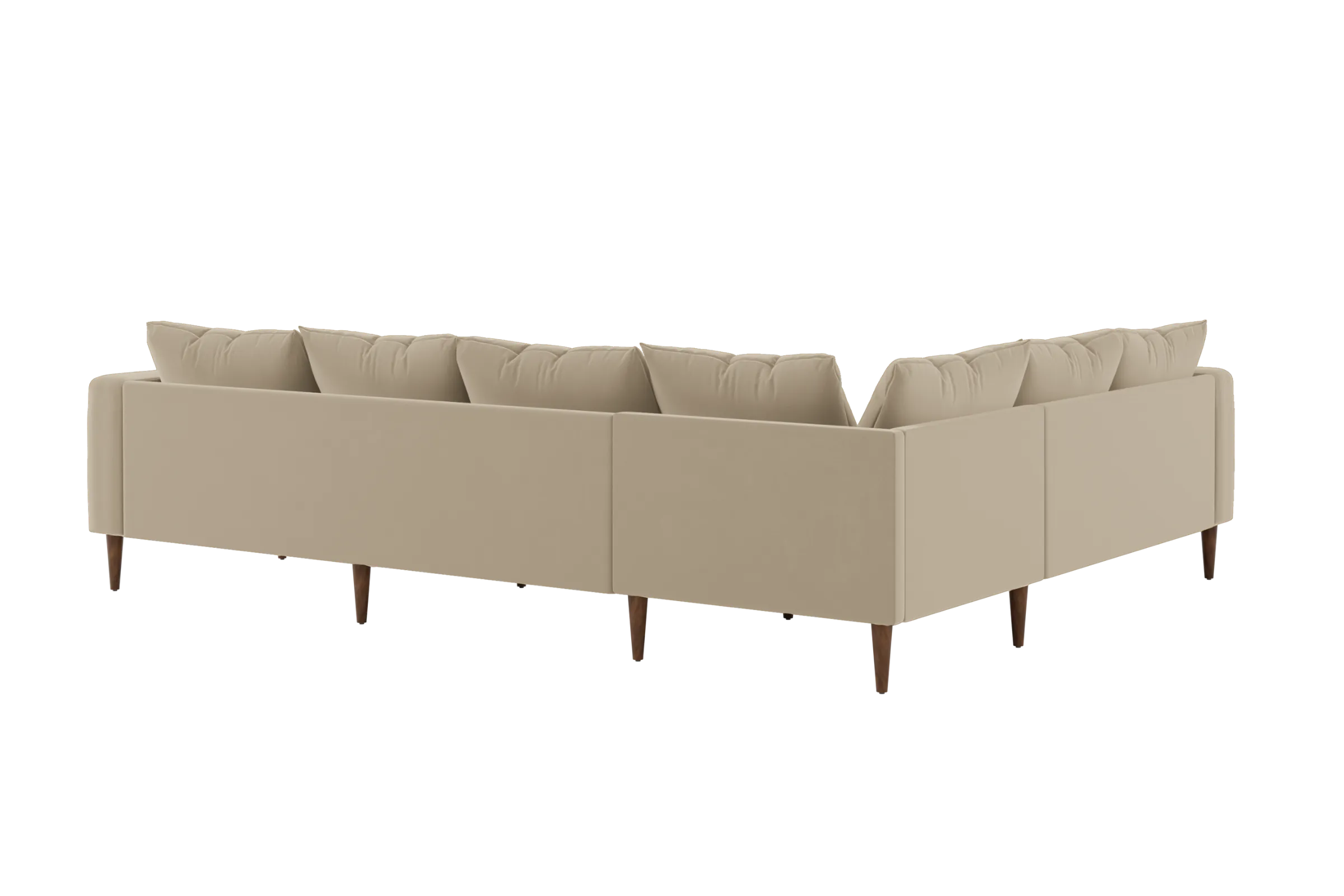 The Essential Corner Sectional (6 Seat) in Recycled Velvet