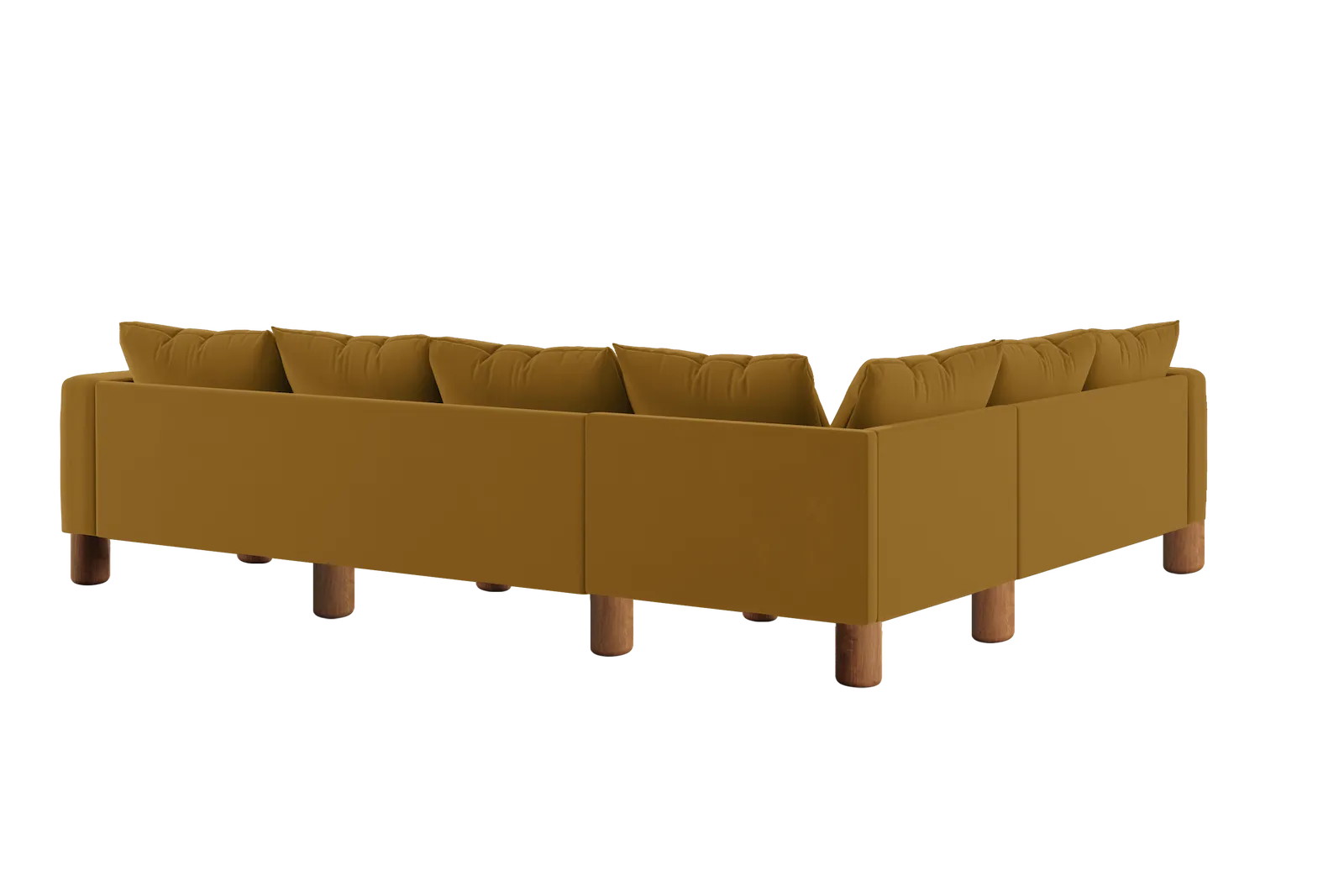 The Essential Corner Sectional (6 Seat) in Recycled Velvet