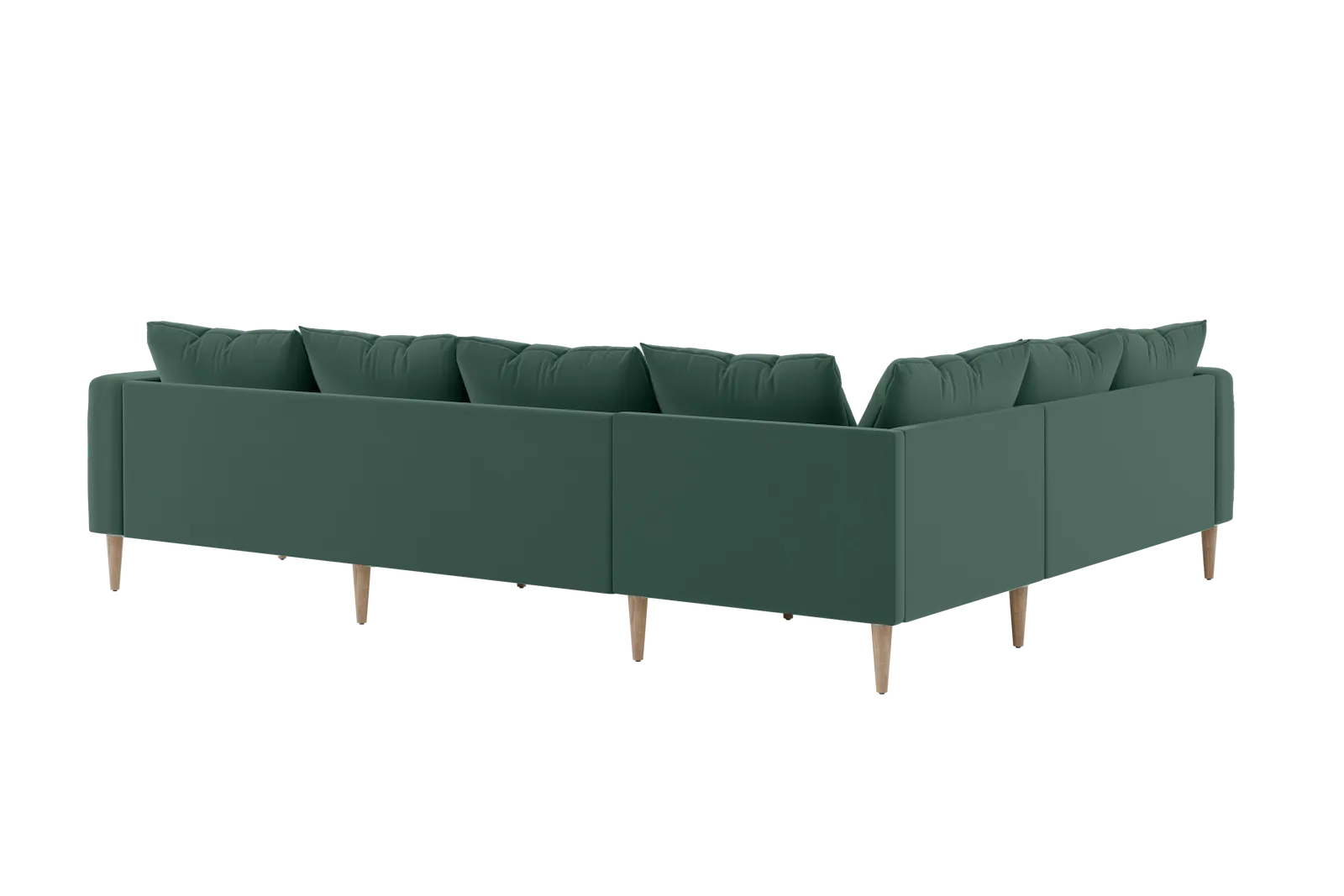 The Essential Corner Sectional (6 Seat) in Recycled Velvet