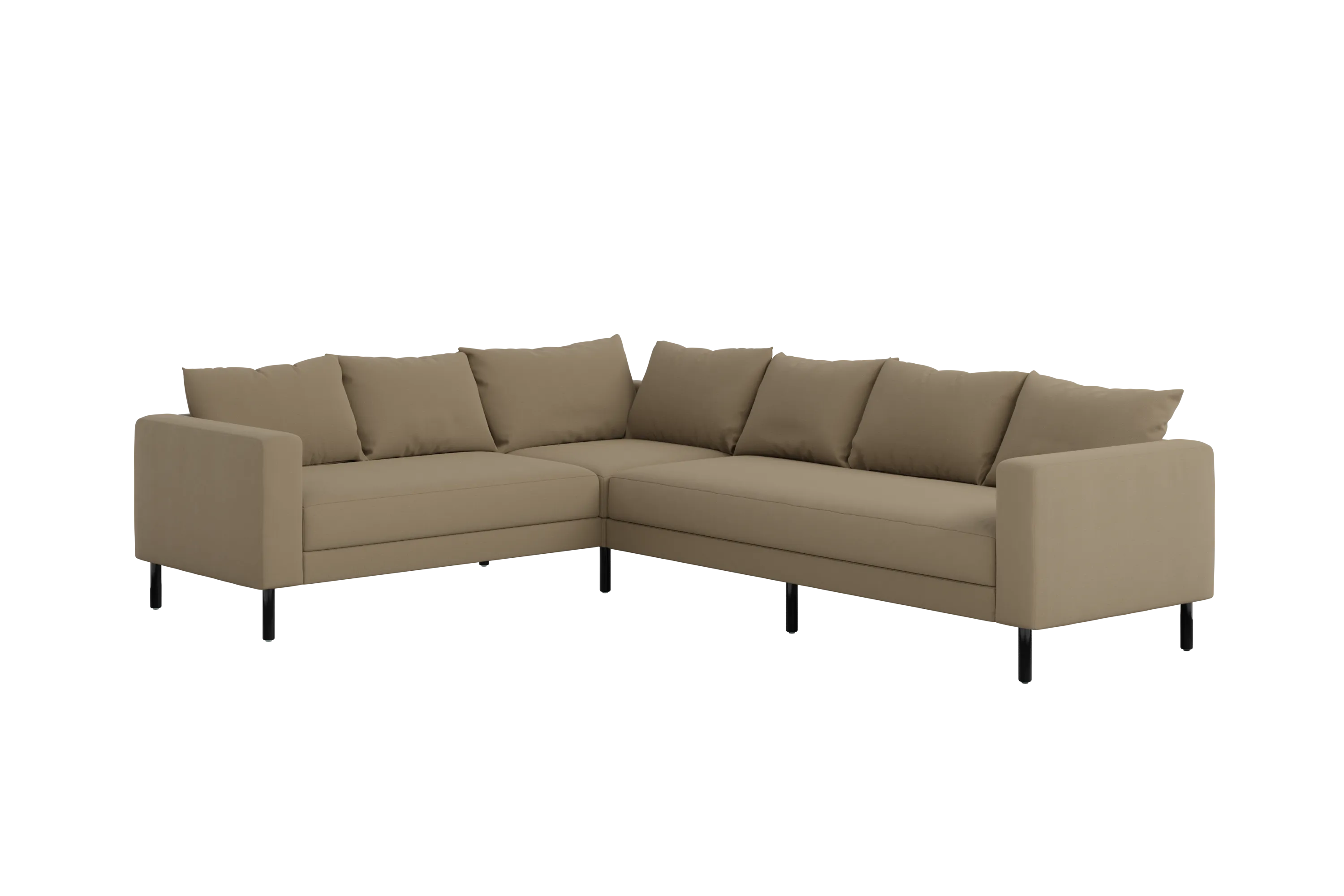 The Essential Corner Sectional (6 Seat) in Recycled Velvet