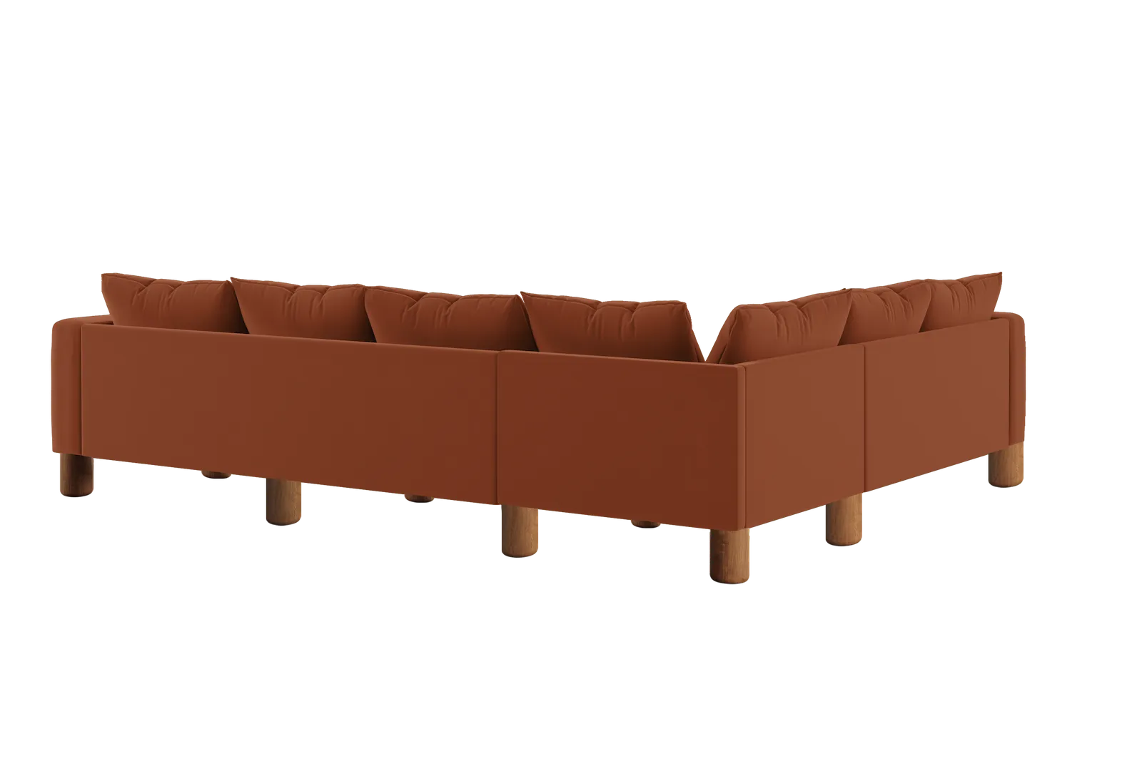 The Essential Corner Sectional (6 Seat) in Recycled Velvet