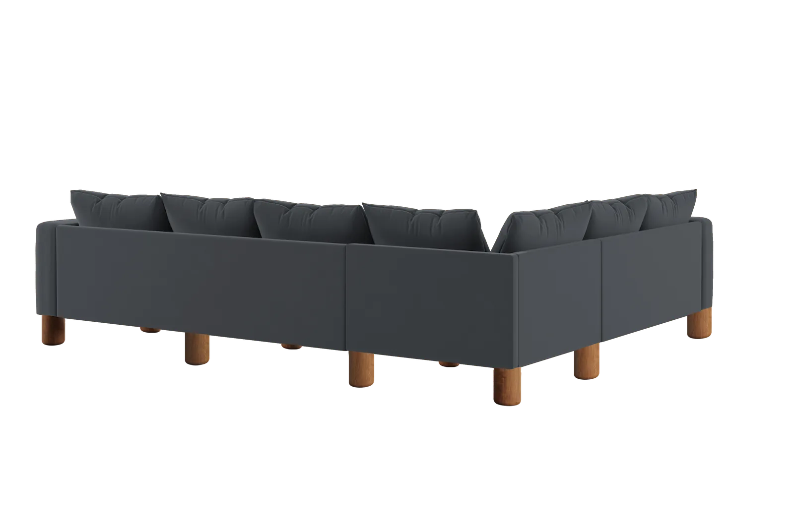 The Essential Corner Sectional (6 Seat) in Recycled Velvet