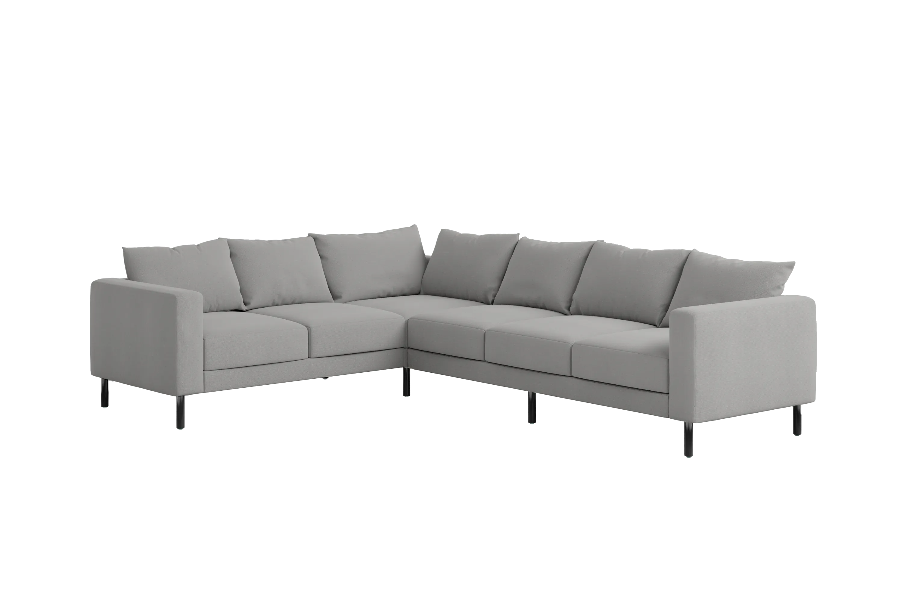 The Essential Corner Sectional (6 Seat) in Recycled Velvet