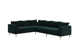The Essential Corner Sectional (6 Seat) in Recycled Velvet