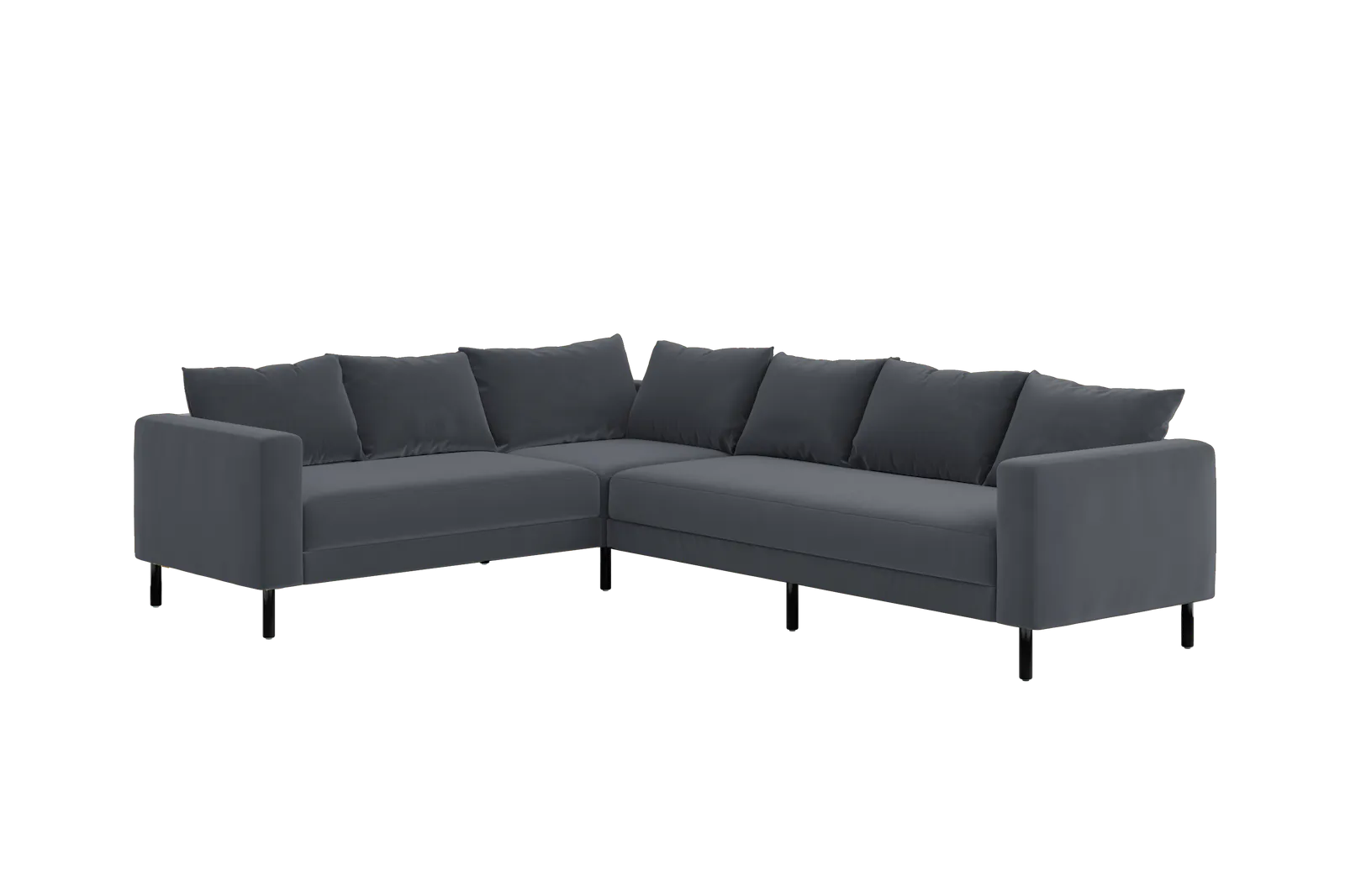 The Essential Corner Sectional (6 Seat) in Recycled Velvet