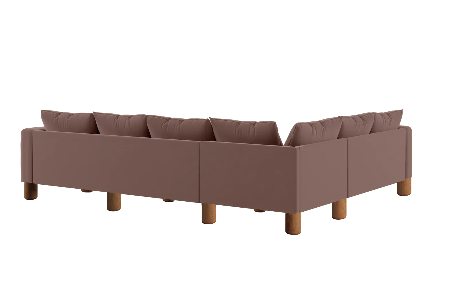 The Essential Corner Sectional (6 Seat) in Recycled Velvet