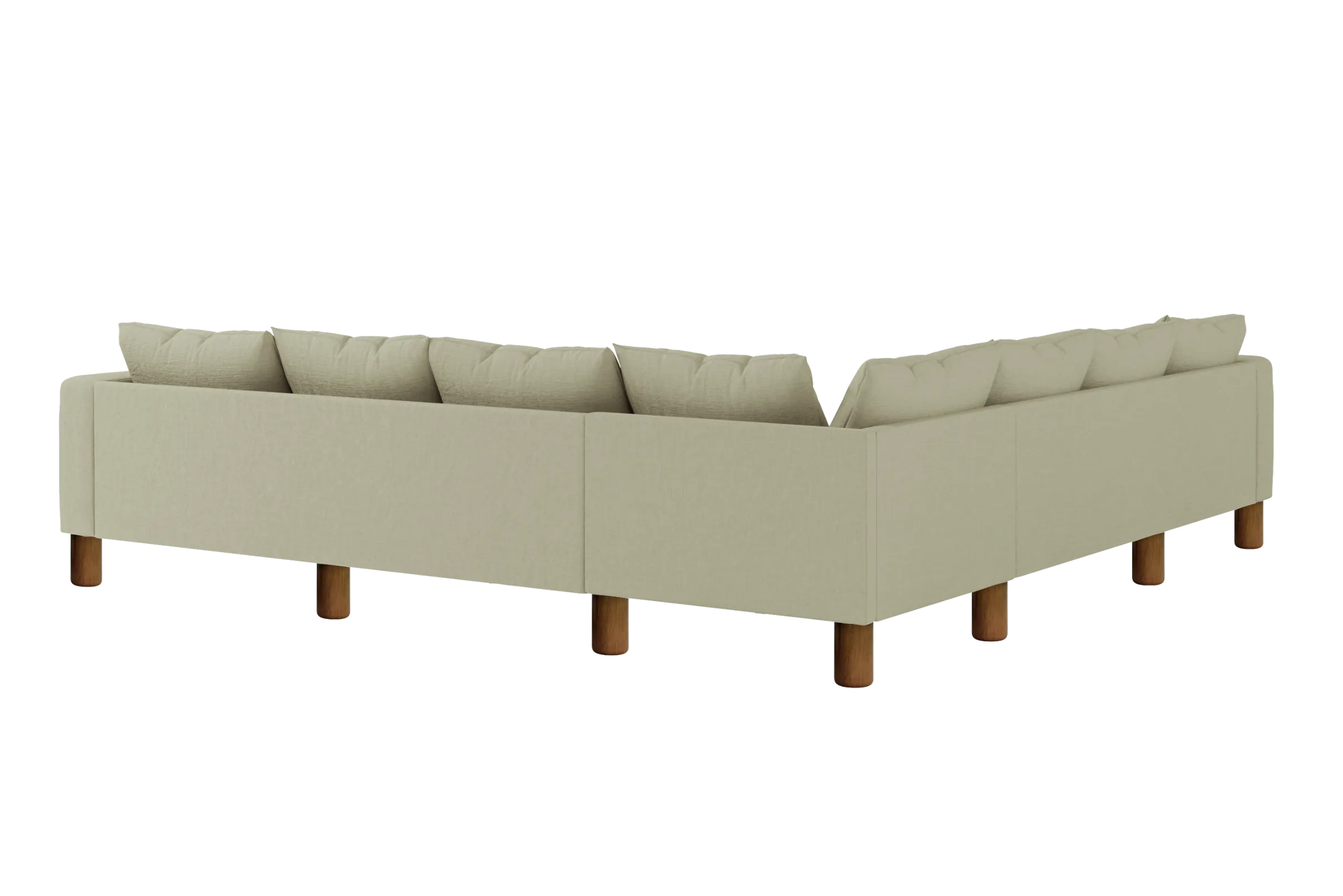 The Essential Corner Sectional (7 Seat) in Hemp