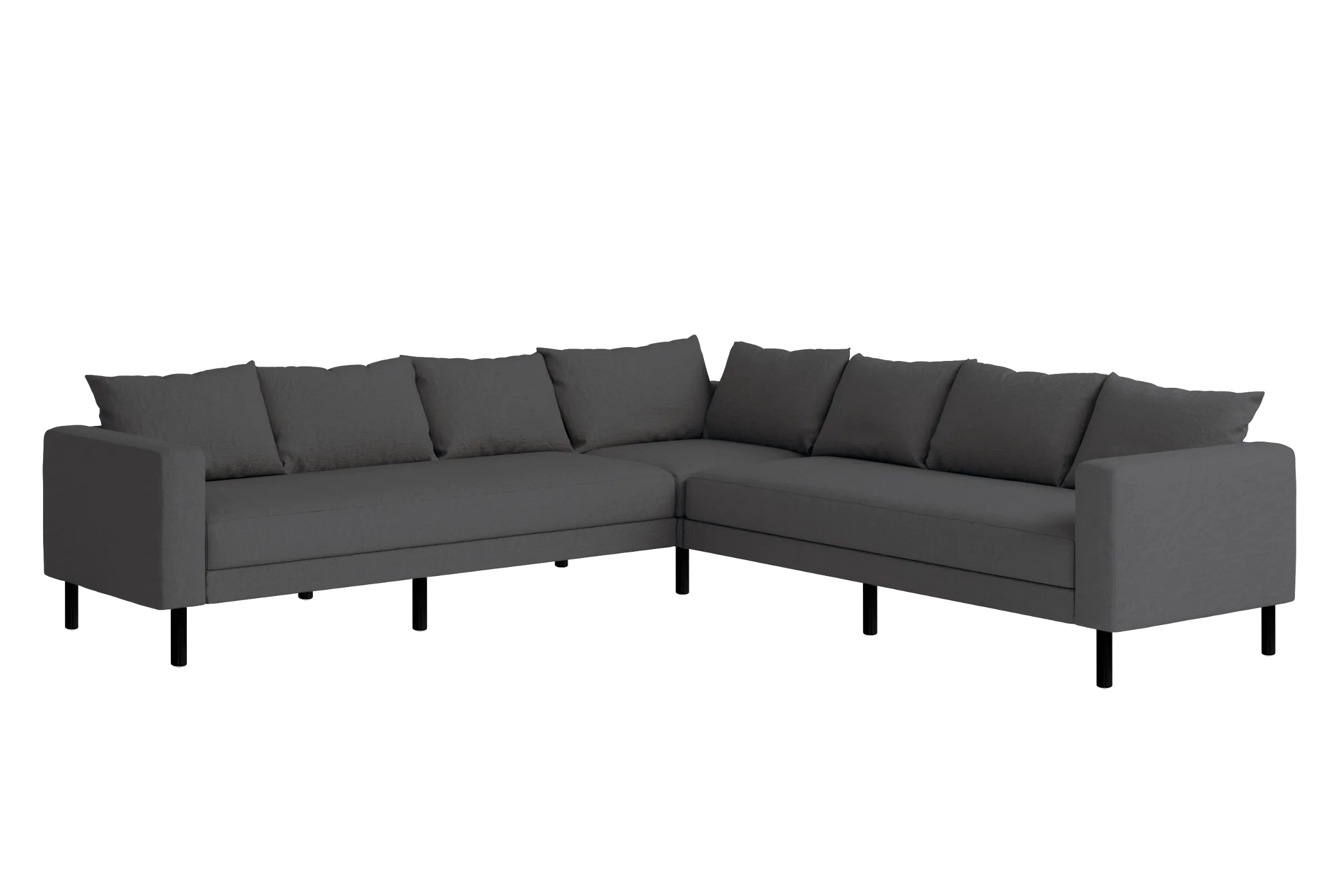 The Essential Corner Sectional (7 Seat) in Hemp