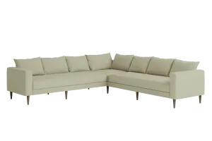 The Essential Corner Sectional (7 Seat) in Hemp