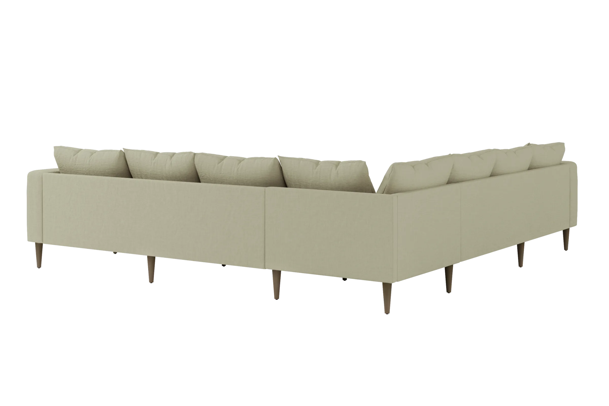 The Essential Corner Sectional (7 Seat) in Hemp
