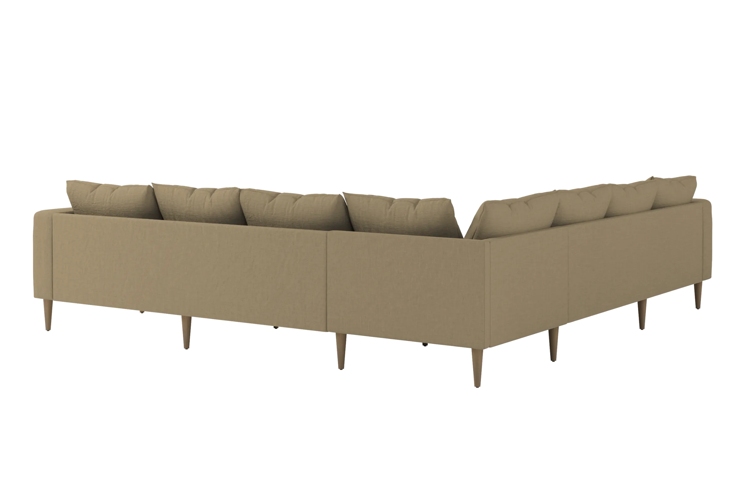 The Essential Corner Sectional (7 Seat) in Hemp