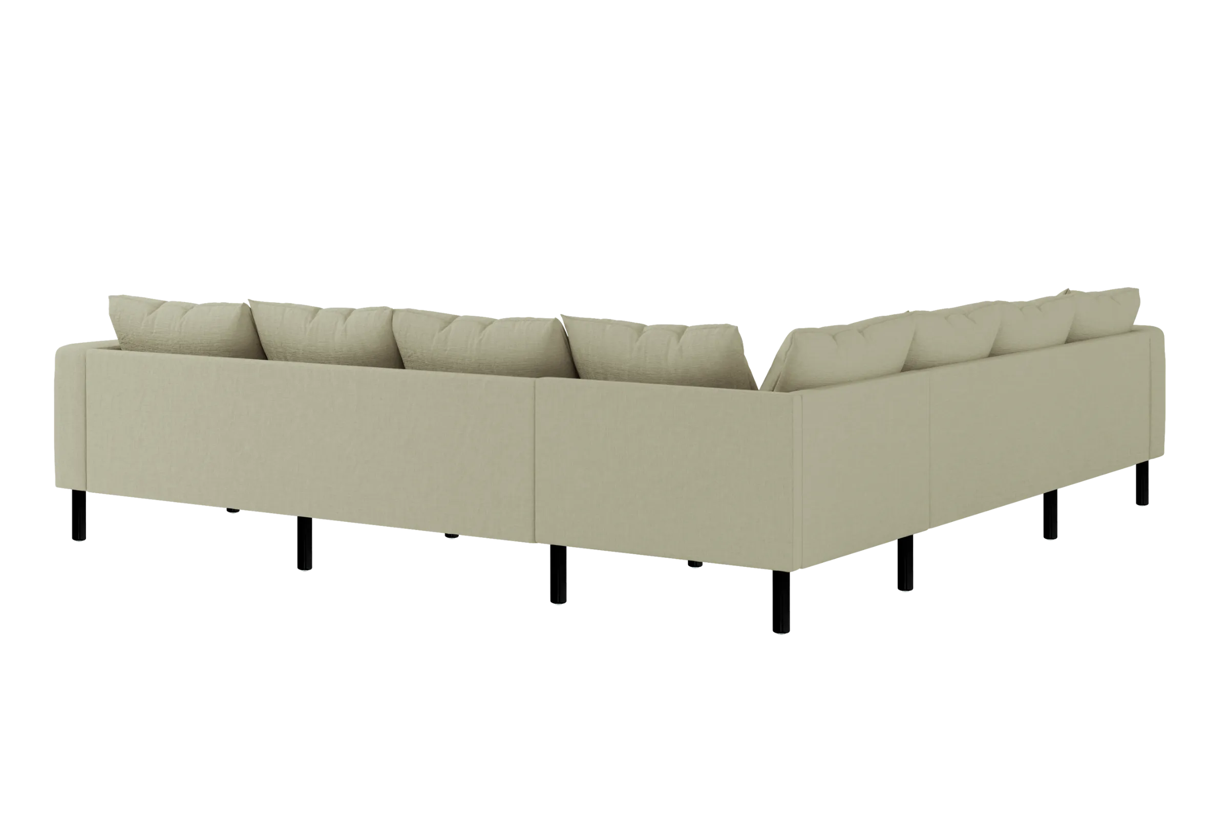 The Essential Corner Sectional (7 Seat) in Hemp