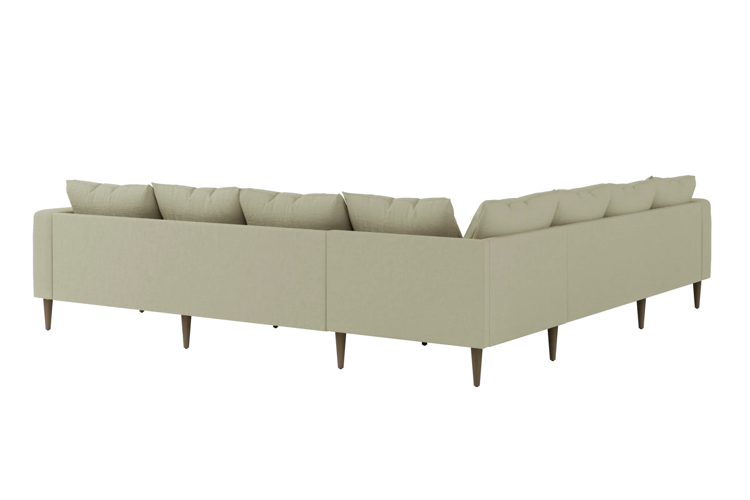 The Essential Corner Sectional (7 Seat) in Hemp