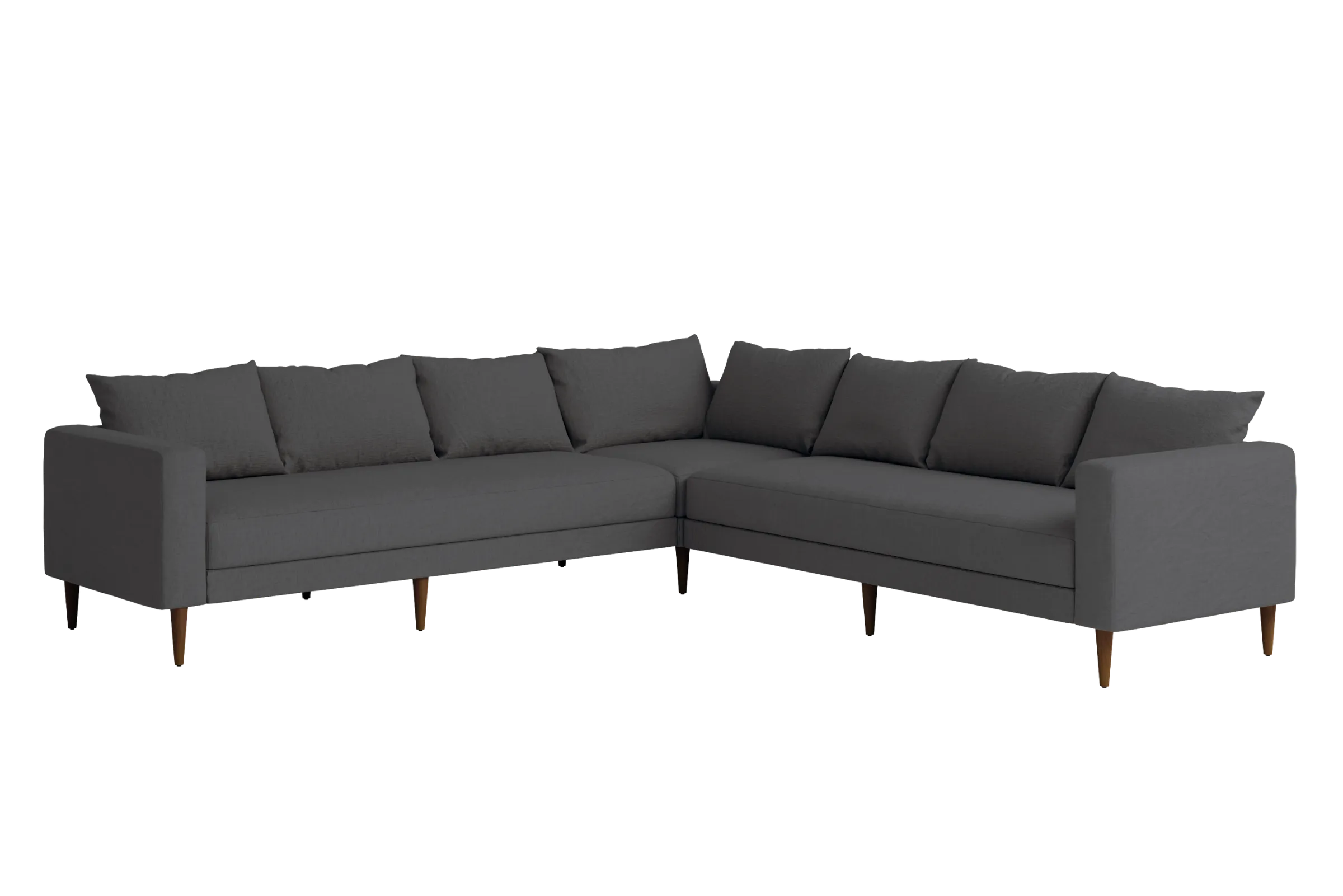 The Essential Corner Sectional (7 Seat) in Hemp
