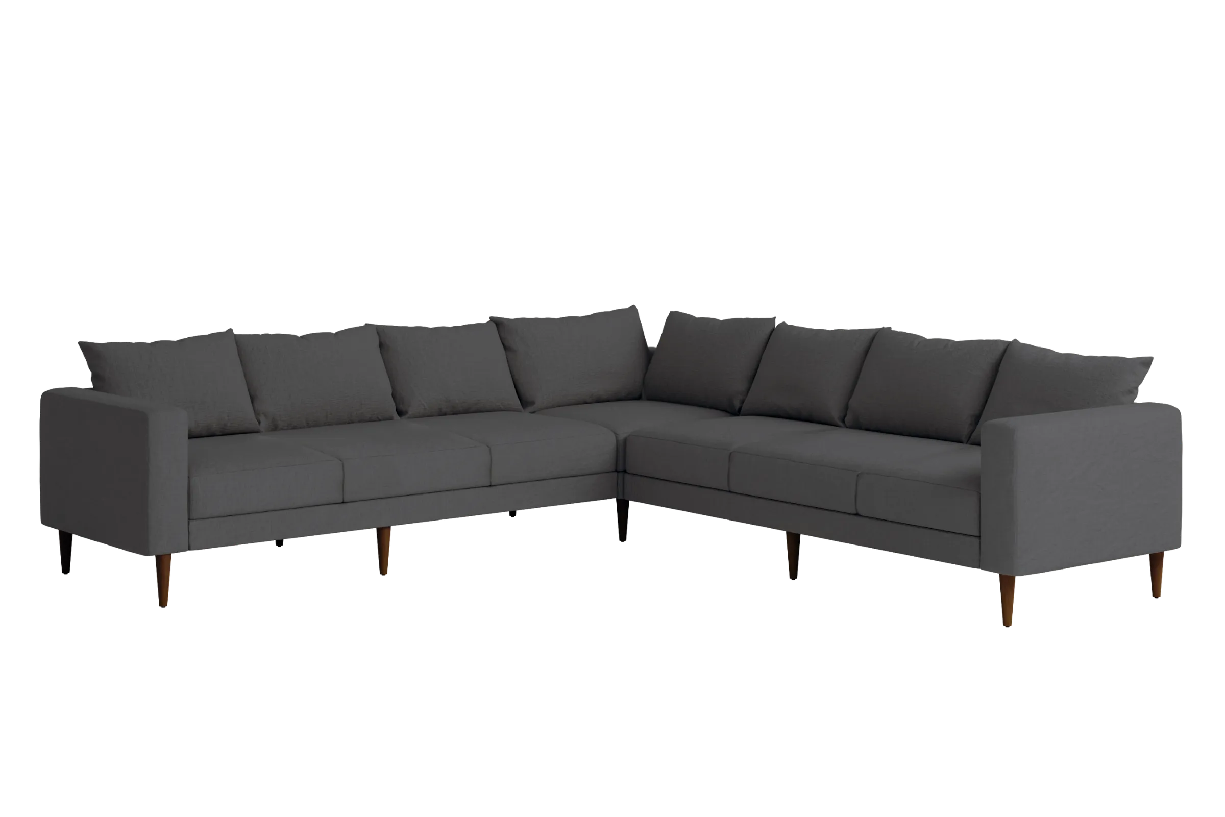 The Essential Corner Sectional (7 Seat) in Hemp