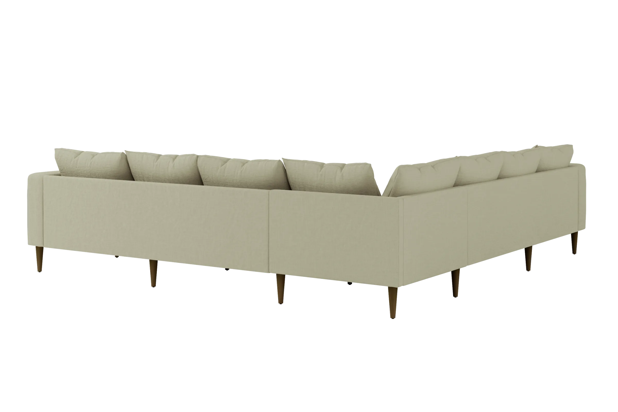 The Essential Corner Sectional (7 Seat) in Hemp