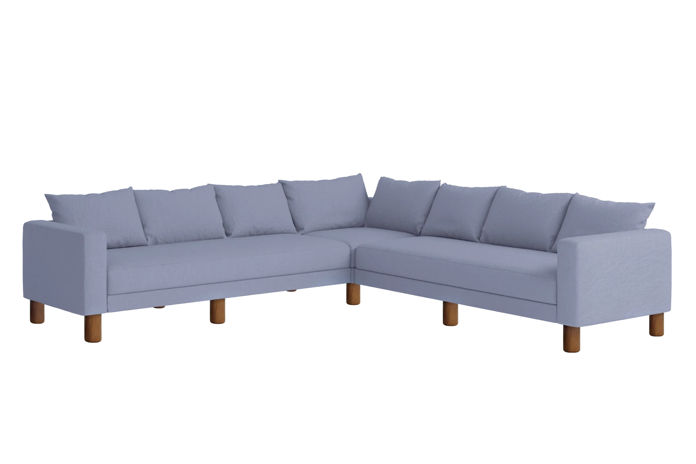 The Essential Corner Sectional (7 Seat) in Hemp