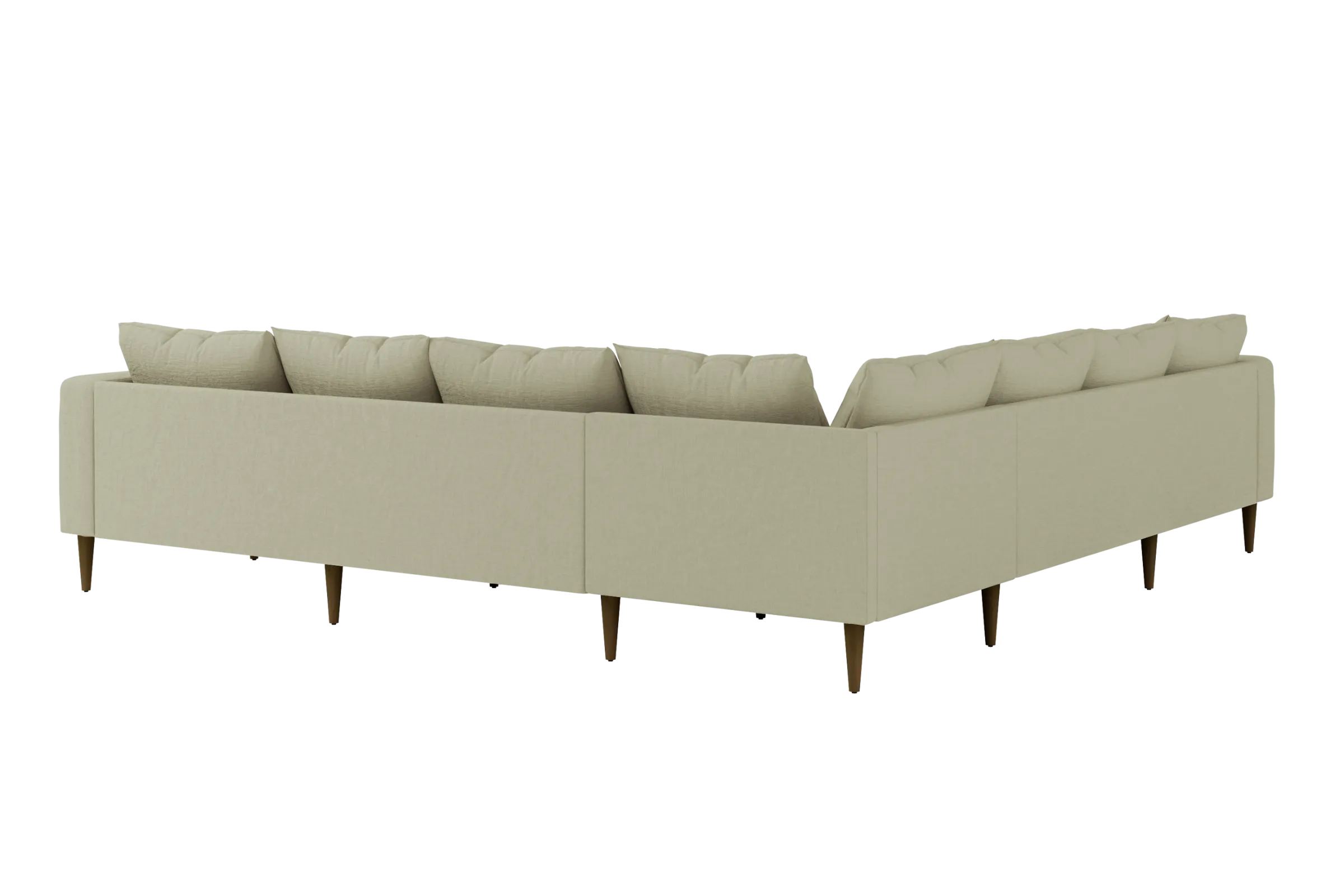 The Essential Corner Sectional (7 Seat) in Hemp