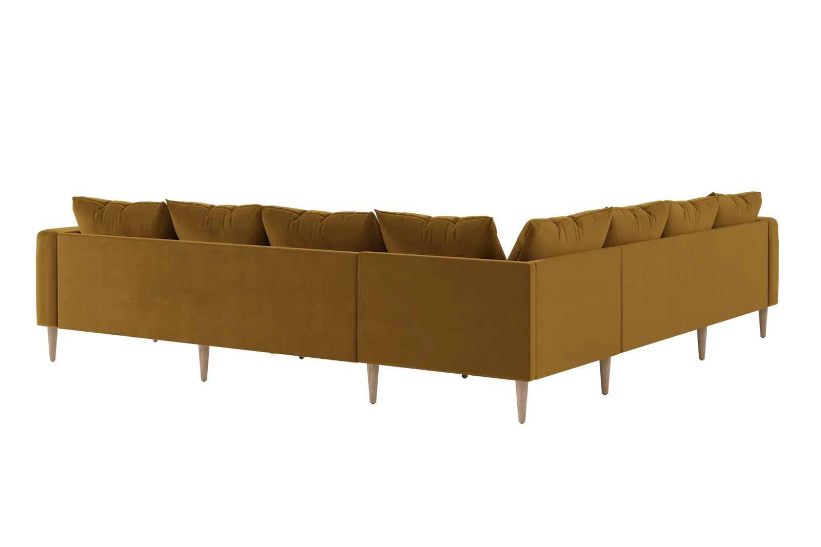 The Essential Corner Sectional (7 Seat) in Recycled Velvet