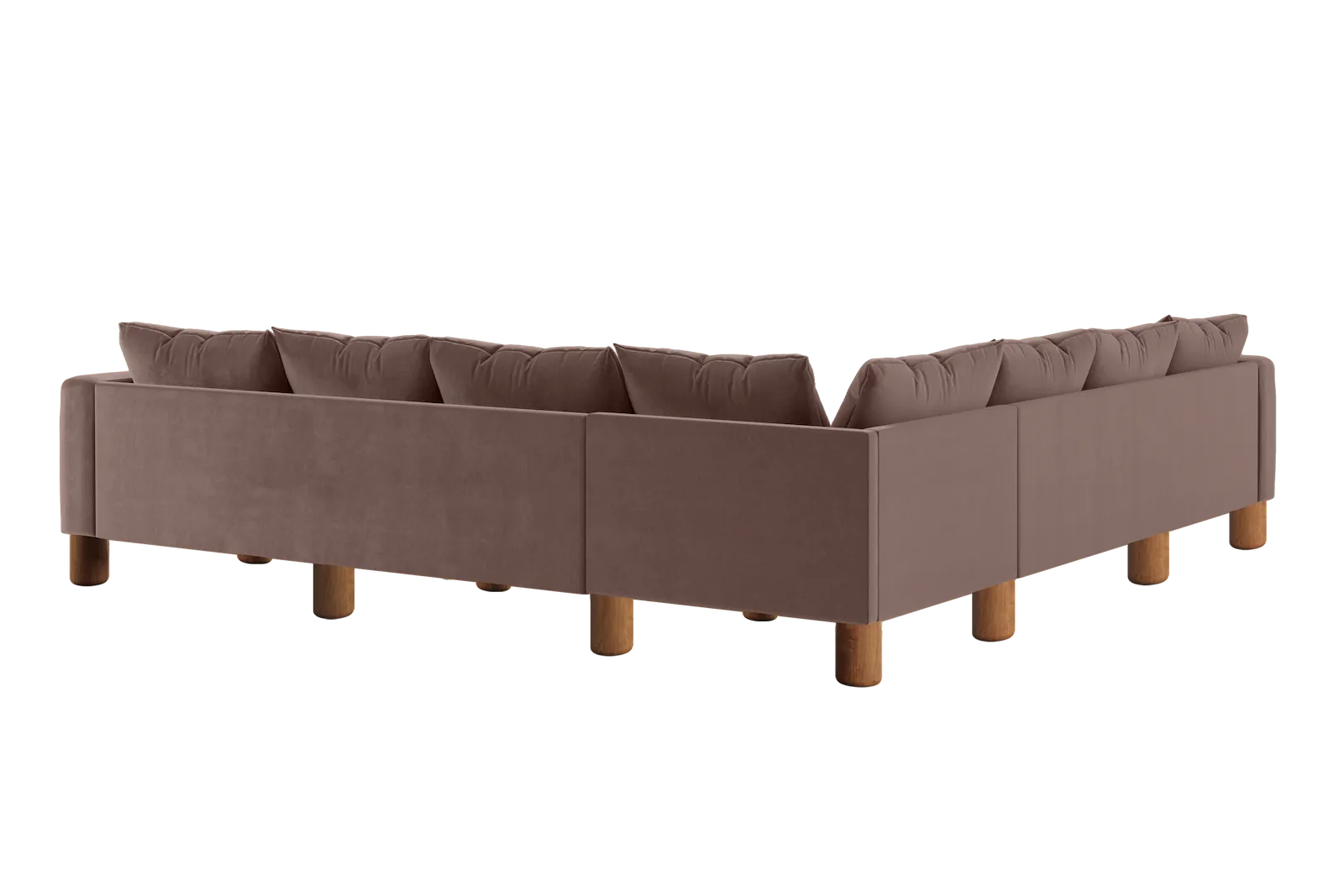 The Essential Corner Sectional (7 Seat) in Recycled Velvet