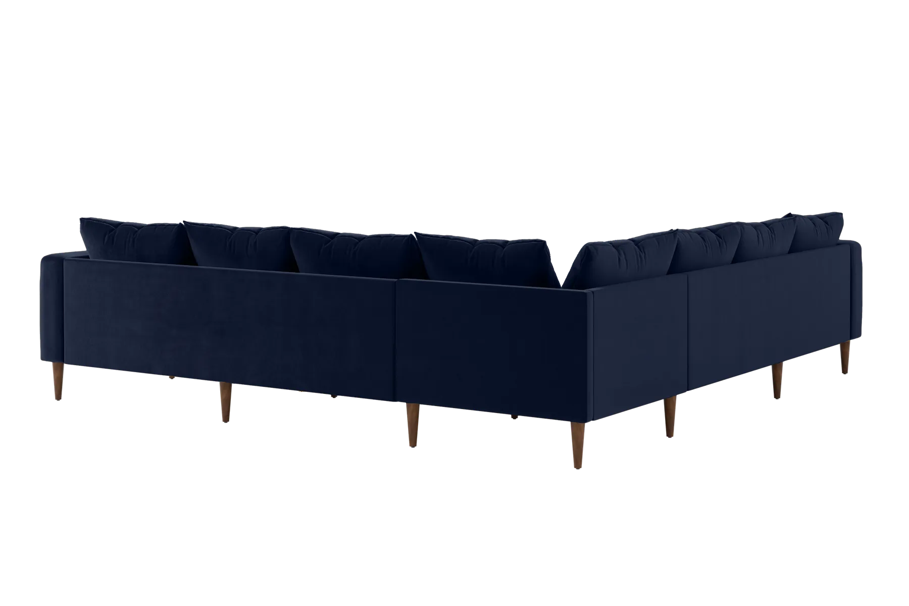 The Essential Corner Sectional (7 Seat) in Recycled Velvet