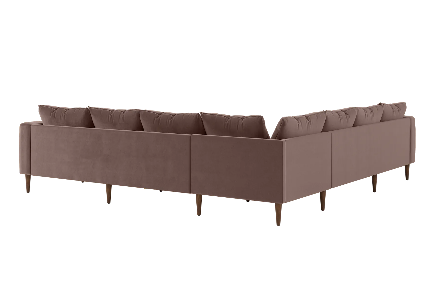 The Essential Corner Sectional (7 Seat) in Recycled Velvet