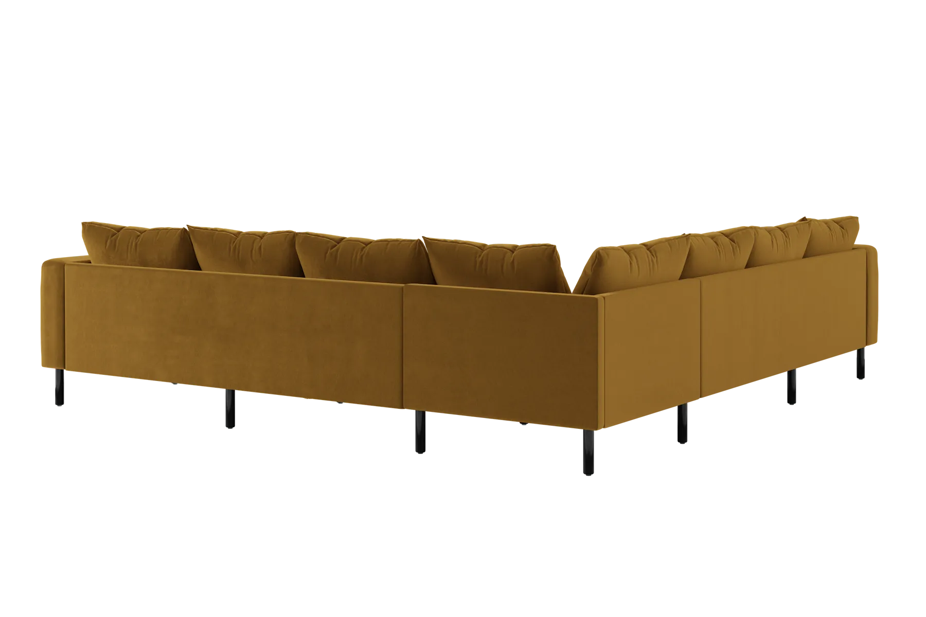 The Essential Corner Sectional (7 Seat) in Recycled Velvet