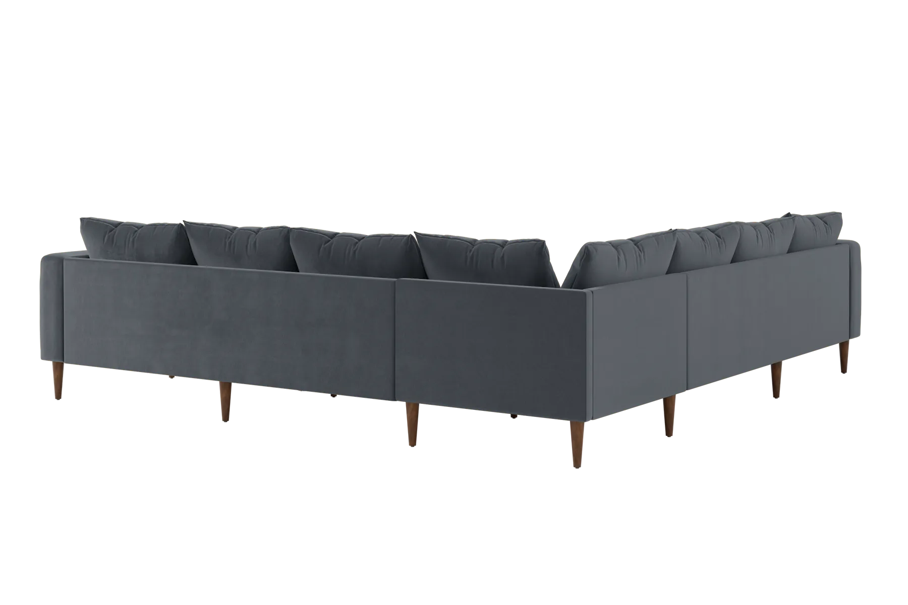 The Essential Corner Sectional (7 Seat) in Recycled Velvet