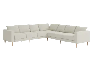 The Essential Corner Sectional (7 Seat) in Recycled Velvet