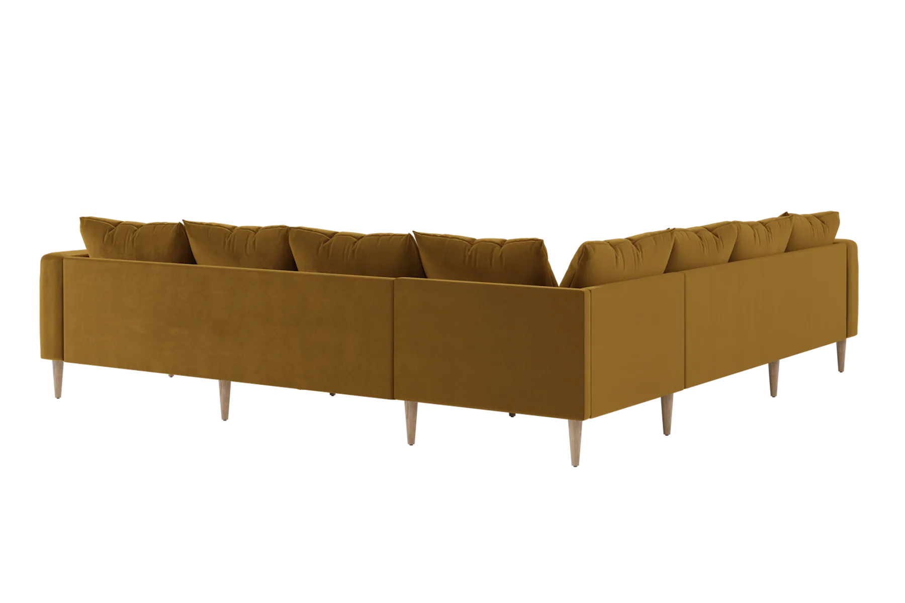 The Essential Corner Sectional (7 Seat) in Recycled Velvet