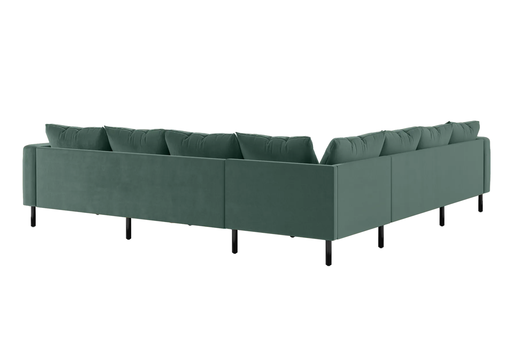 The Essential Corner Sectional (7 Seat) in Recycled Velvet