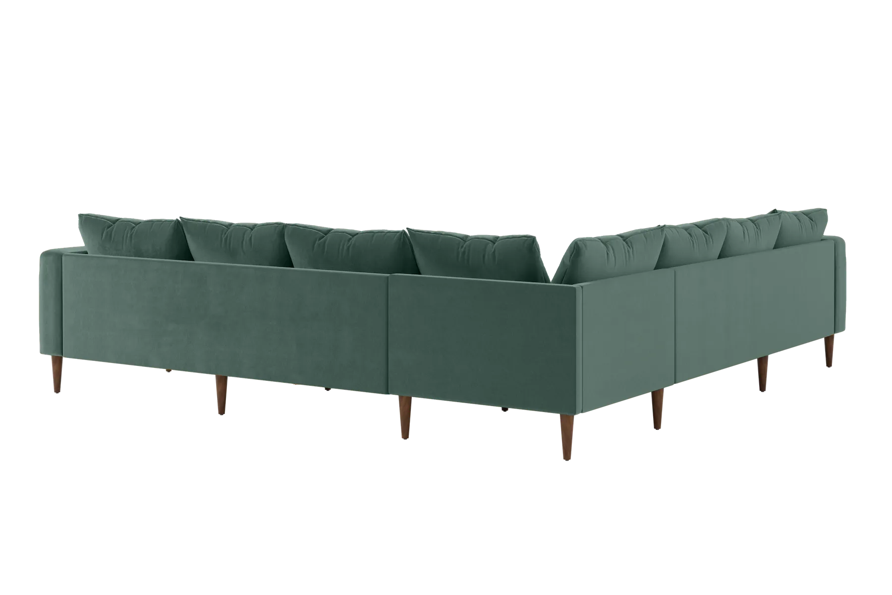 The Essential Corner Sectional (7 Seat) in Recycled Velvet