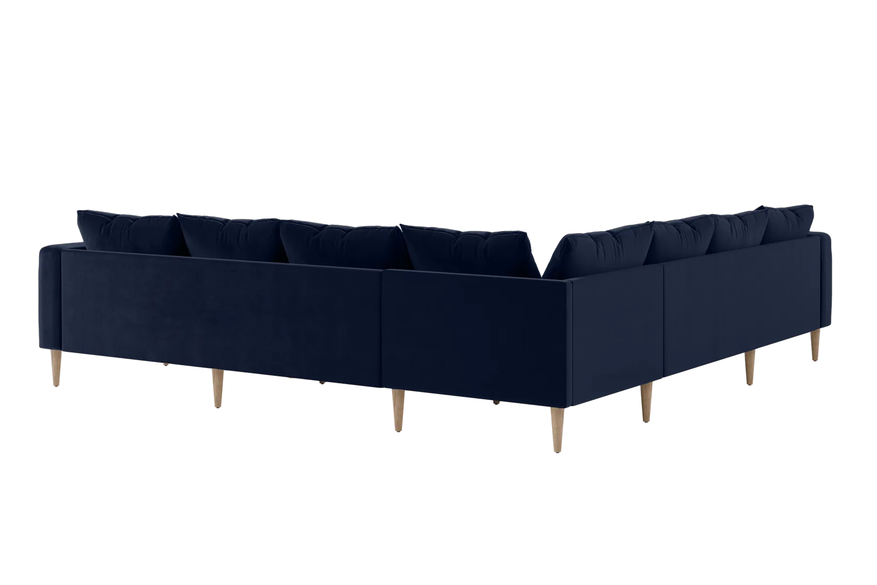 The Essential Corner Sectional (7 Seat) in Recycled Velvet