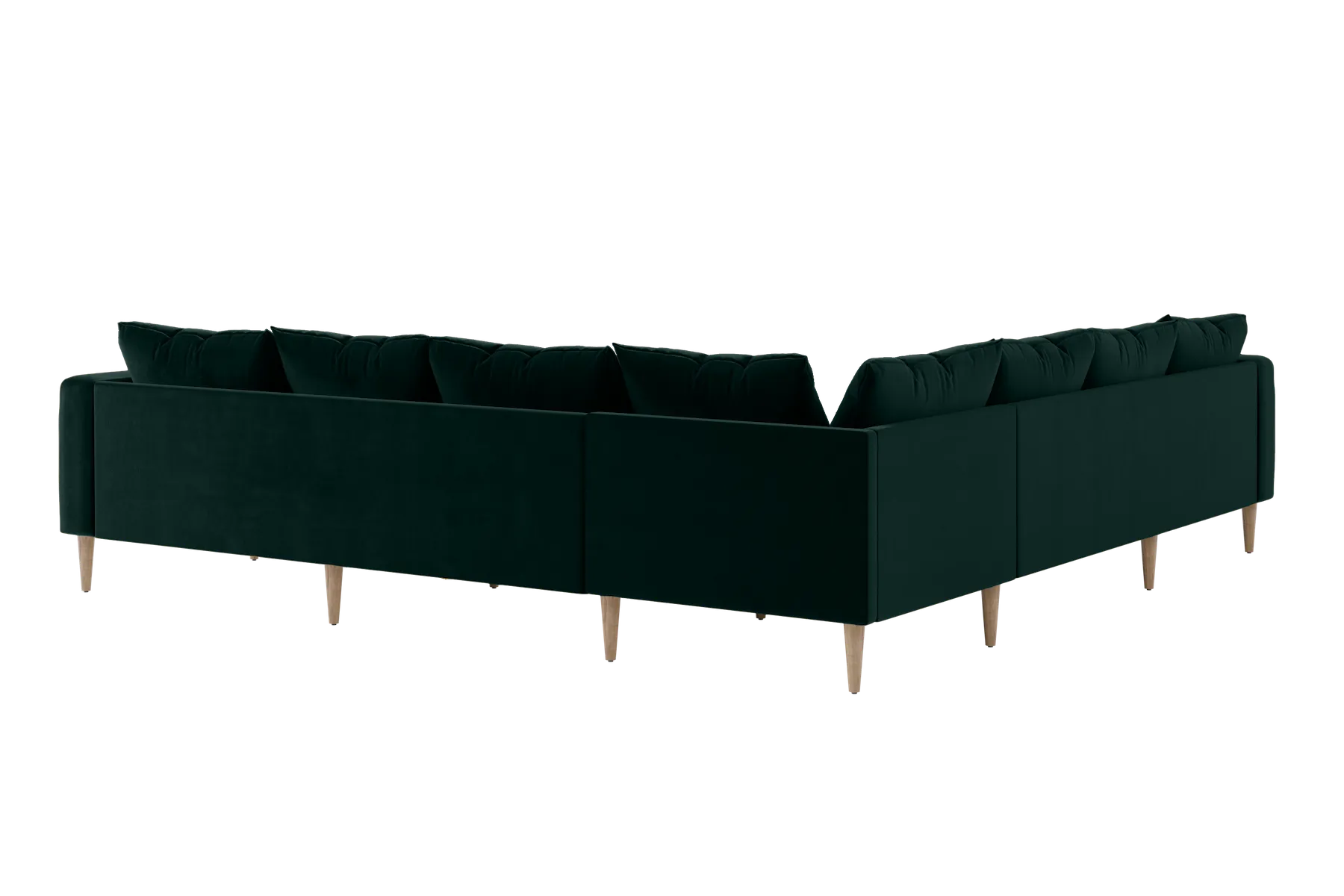 The Essential Corner Sectional (7 Seat) in Recycled Velvet