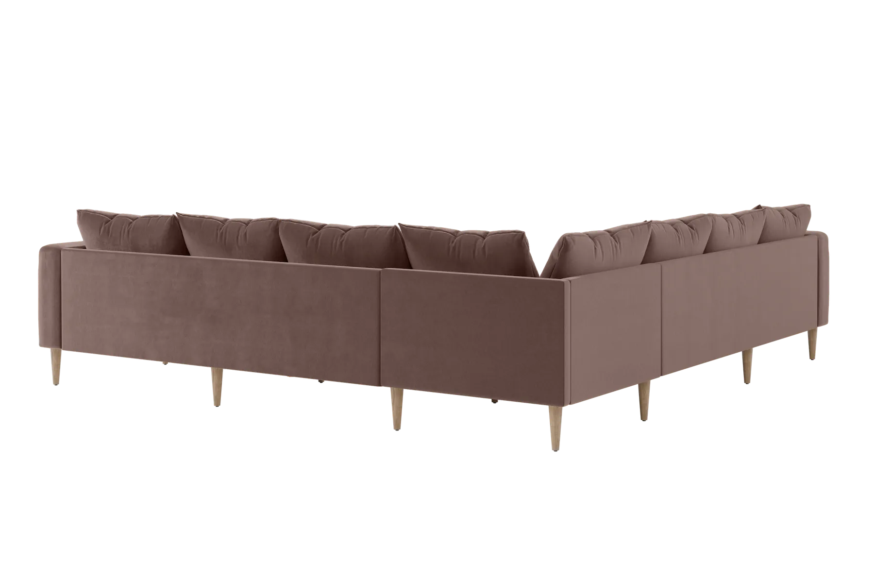 The Essential Corner Sectional (7 Seat) in Recycled Velvet