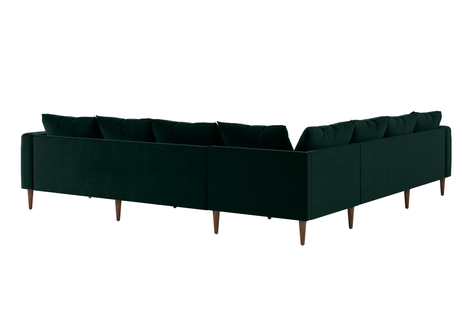 The Essential Corner Sectional (7 Seat) in Recycled Velvet