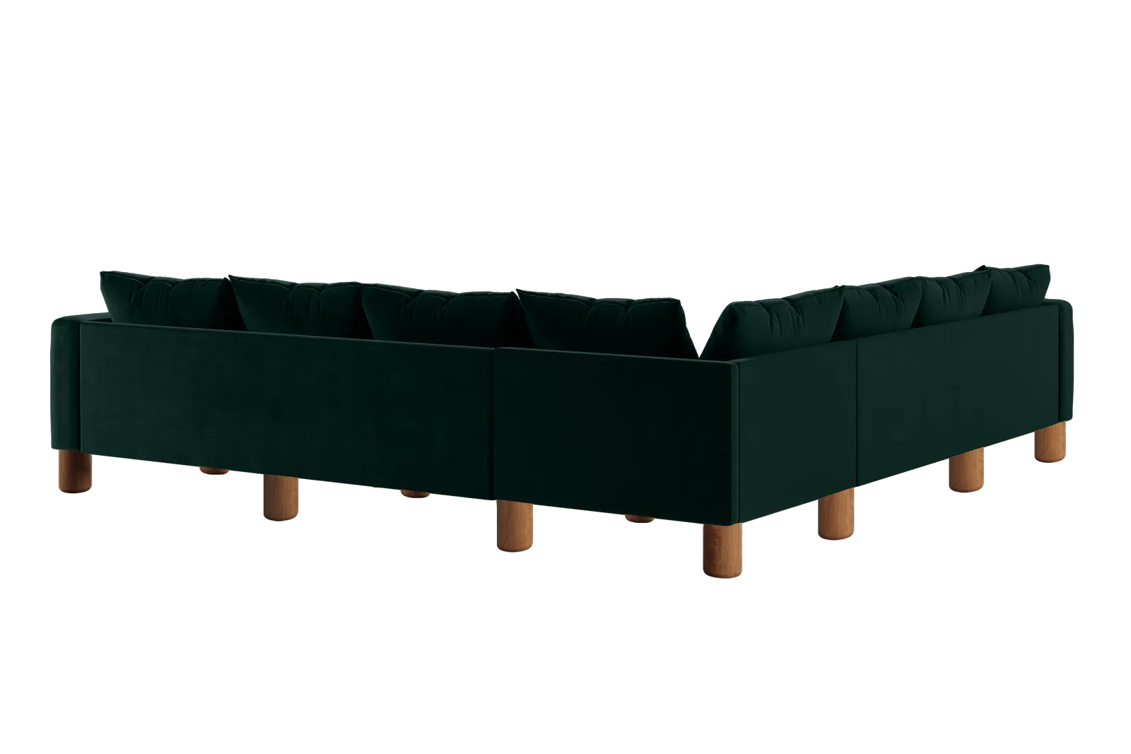 The Essential Corner Sectional (7 Seat) in Recycled Velvet