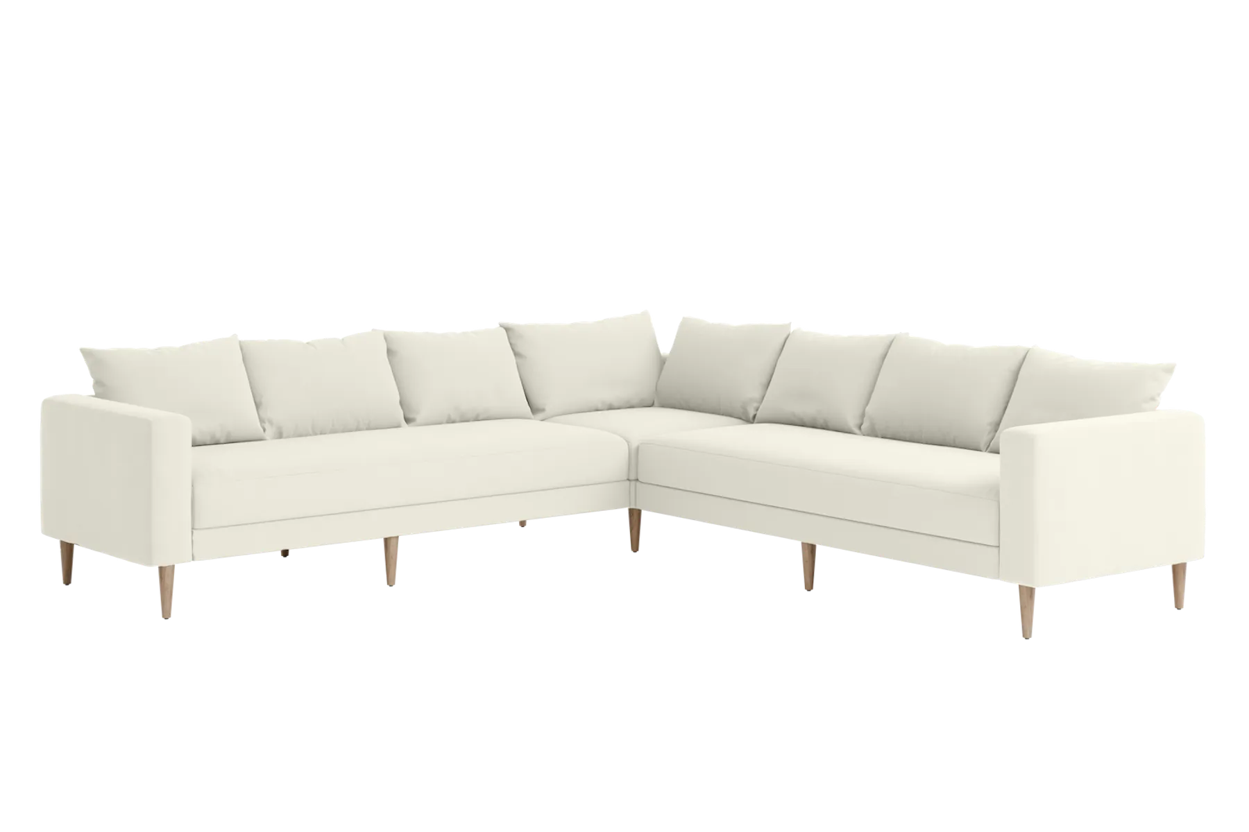 The Essential Corner Sectional (7 Seat) in Upcycled Poly