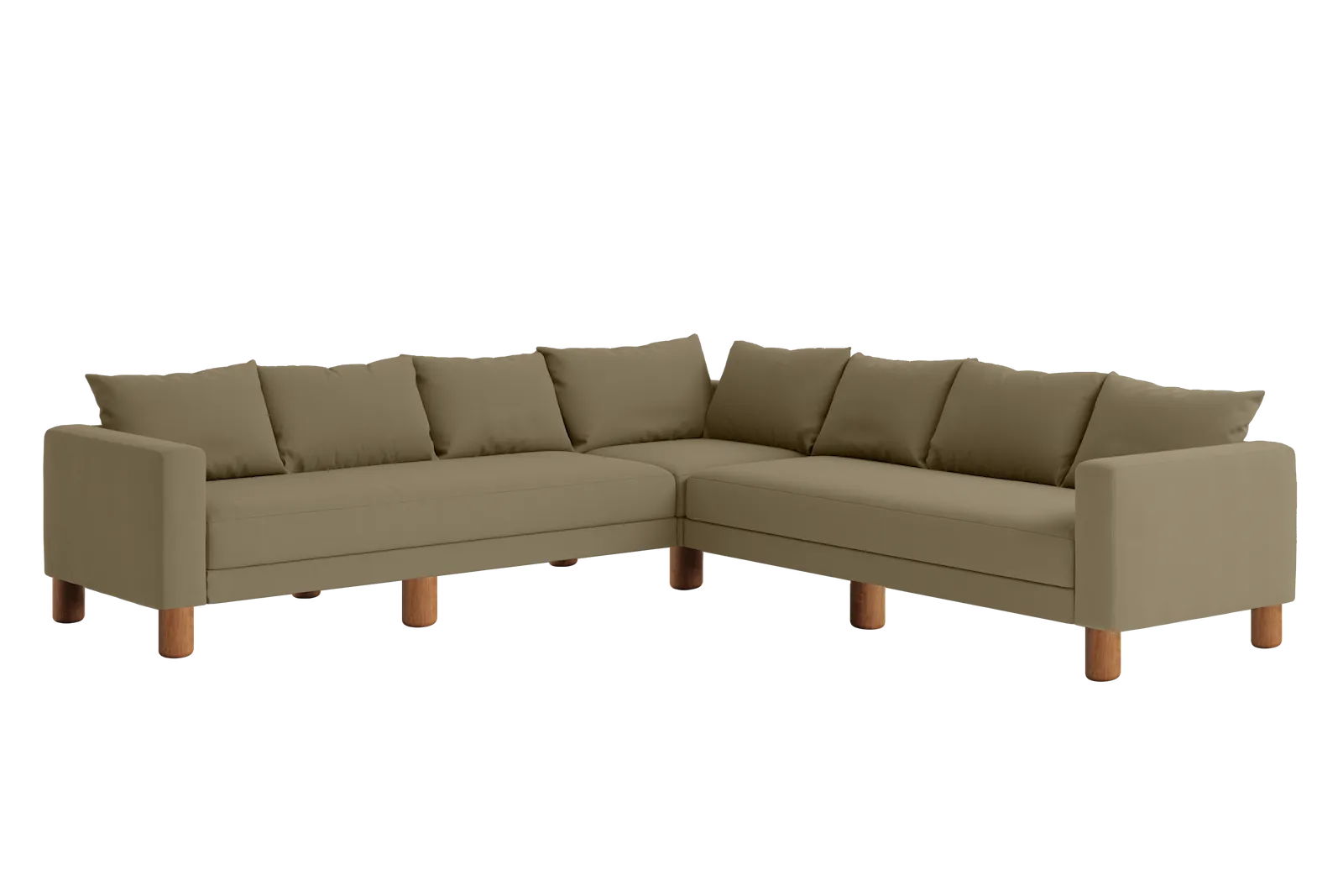 The Essential Corner Sectional (7 Seat) in Upcycled Poly