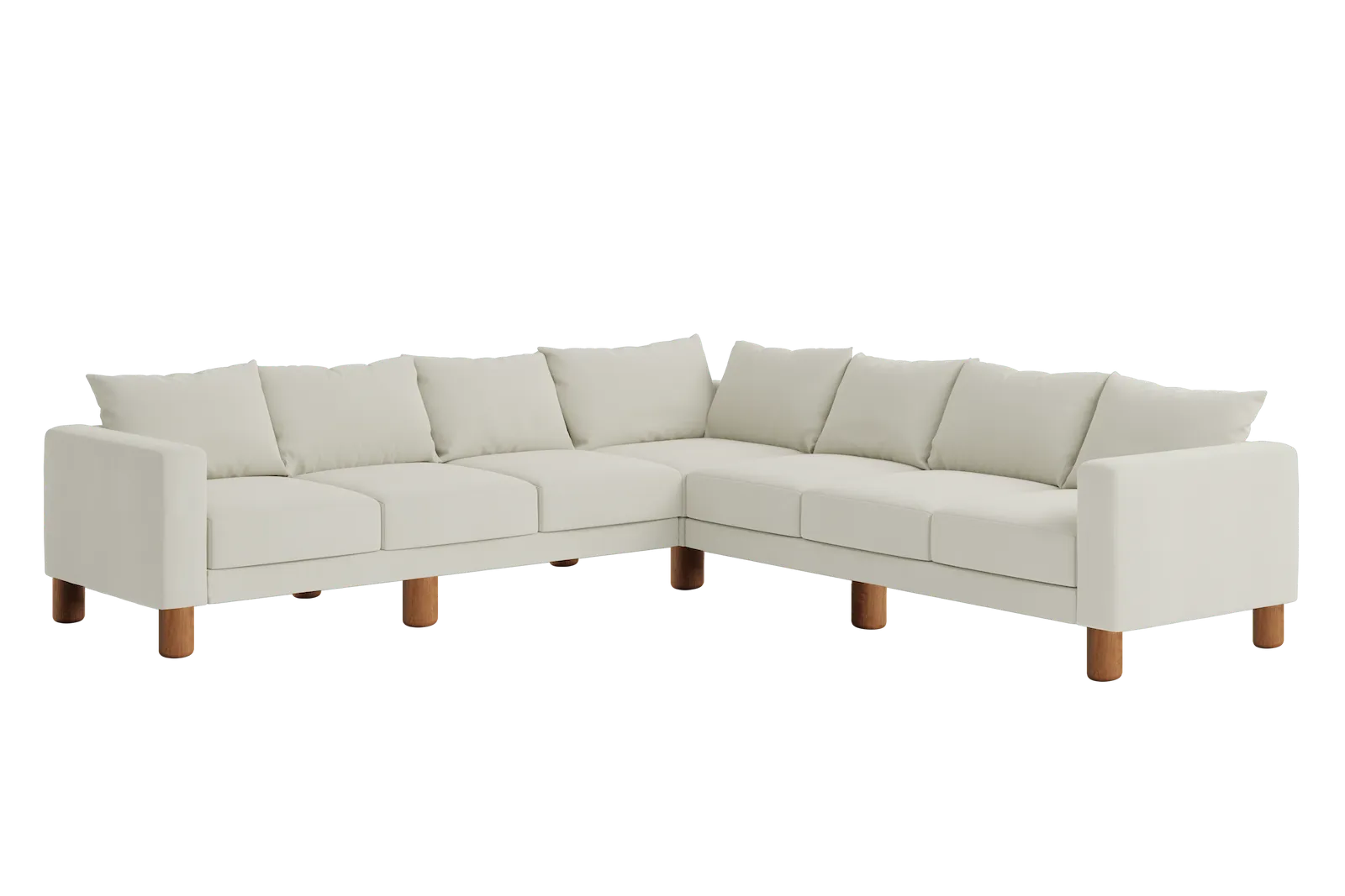 The Essential Corner Sectional (7 Seat) in Upcycled Poly