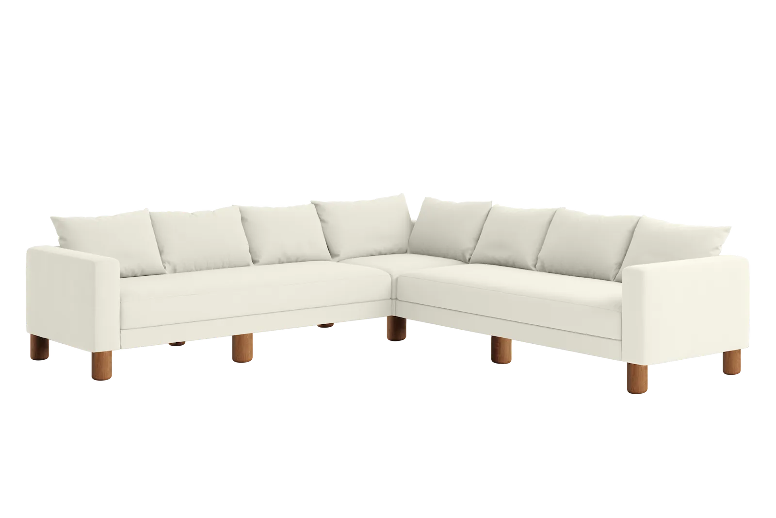 The Essential Corner Sectional (7 Seat) in Upcycled Poly