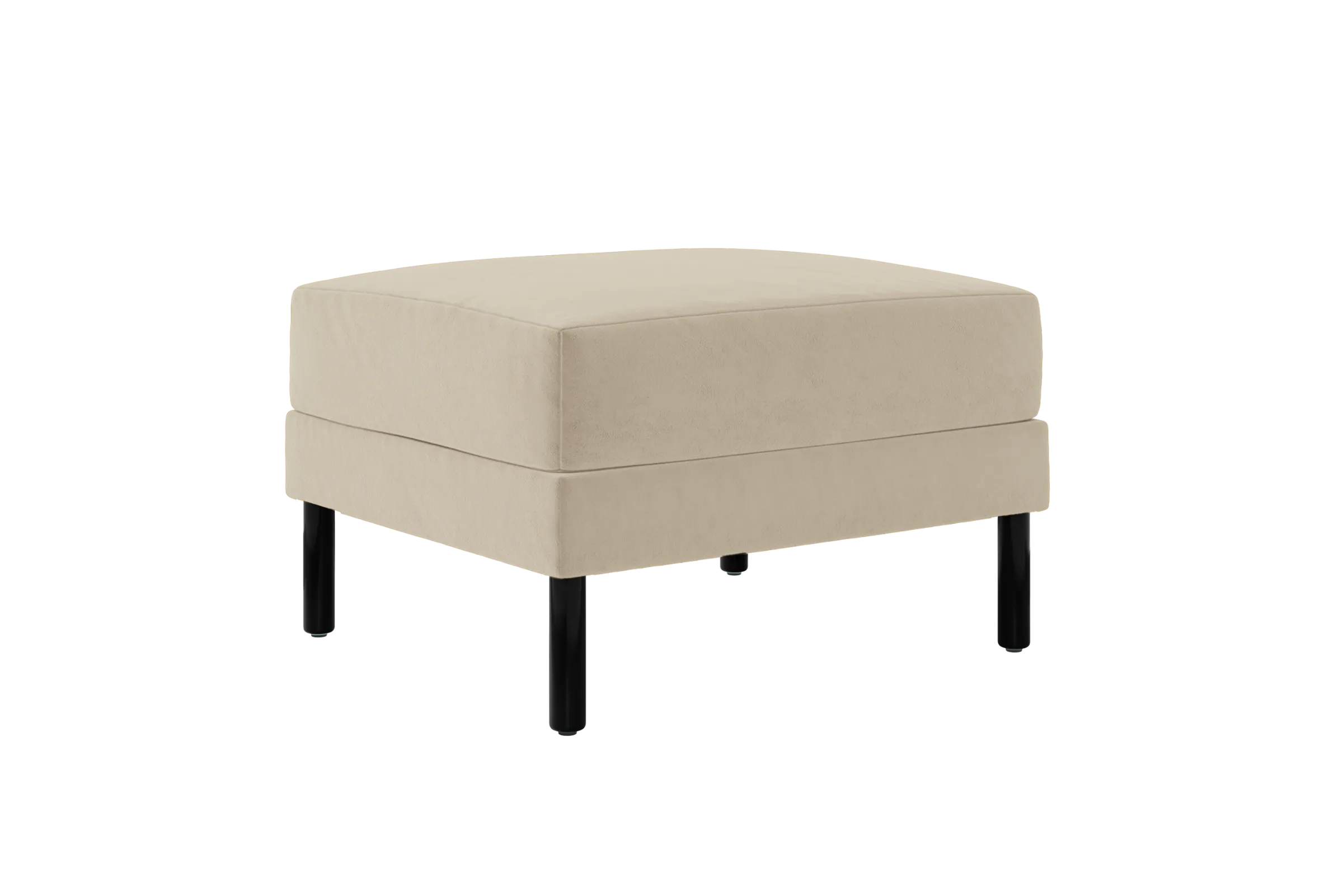 The Essential Ottoman in Recycled Velvet